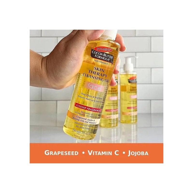 Aceite Limpiador Palmers Skin Therapy Rostro Rosa Mosqueta