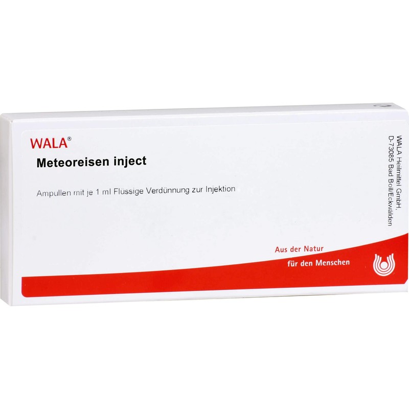 Wala Meteoreisen Inject Liquid Dilution Pack of 10 Ampoules