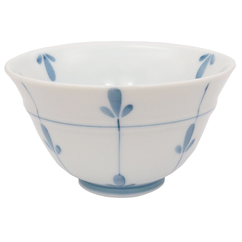 Hasami Ware 400131-5 Shigeyama Kiln Anti-Sencha, Set of 5, Sprouts