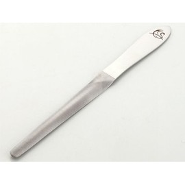 柄沢 jassic The Nail Sanding Shinny Leather Case with Leather Brown