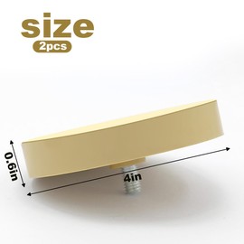 Mandark 2PCS Car Decal Remover Eraser Wheel, 4 Inch Rubber Adhesive Tire Emblem Removing with Drill Adapter for Pinstripes Graphics, Auto Clean Tool Accessories, Universal Fit