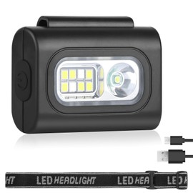 Adiwo LED Clip Lamp, Running Light LED Headlamp