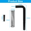 Aoserge 2 Pack Black 819T Trailer Gate Pin Latch Repair