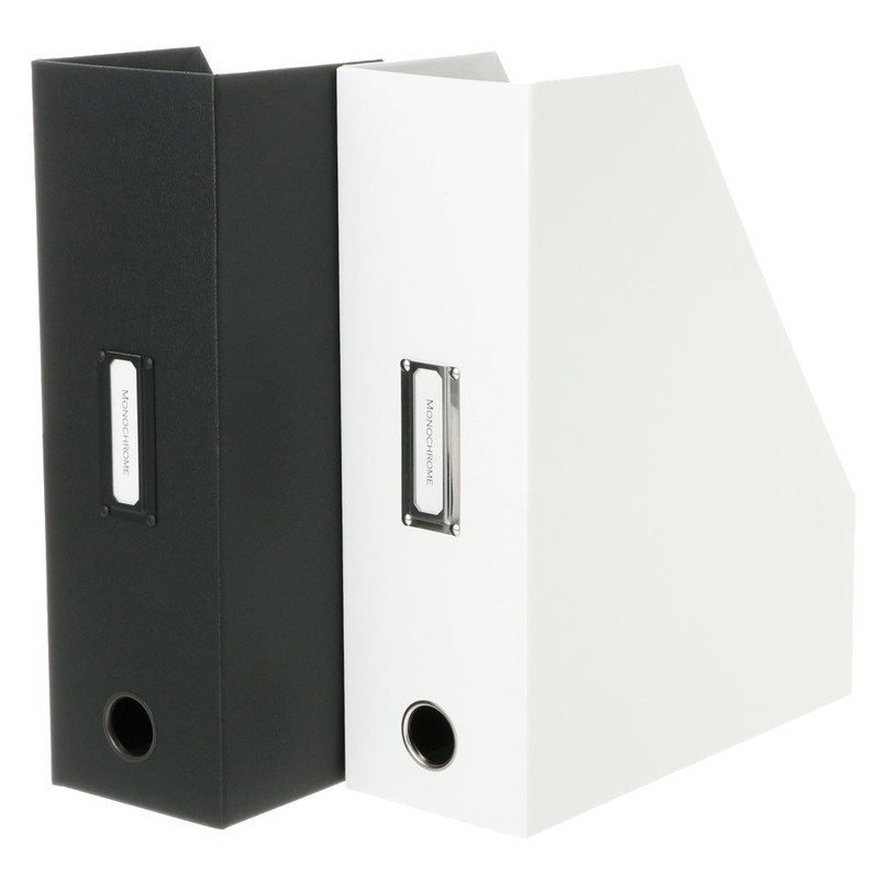 Gクラッセ ラドンナ モノクローム ボックスファイル A4S ブラック PAM-491BK