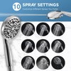 MakeFit Dual Handheld Shower Head Combo, 2-in-1 Rain Shower Heads