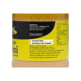 Sunita Organic Light Tahini 280g