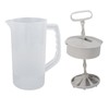 2000ML Manual Juice Extractor Blender Clear Scale Tight Lid Manual