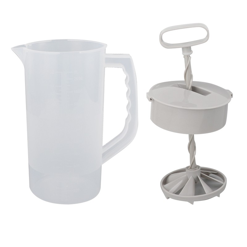 2000ML Manual Juice Extractor Blender Clear Scale Tight Lid Manual