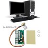 Create idea 2Pcs 4-Pin 8-Wege-Lüfterdrehzahlregler 60x35x16mm 12V für Computer