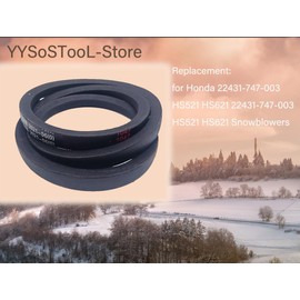 YYSoSTooL-Store (1/2" x 39") 20-1820 Snowblower Belt for Replaces Toro Ariens Snowblower 20-1820 8021077 07200431 07200111