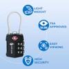 Double Dragon 1-Pack TSA Approved Suitcase Locks | Strong Shackle,