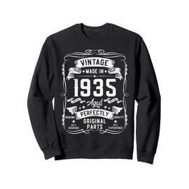 90th Birthday Gifts for Men 90yr 90 Years Old Vintage 1935 Sweatshirt