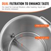 VEVOR Brew Kettle 5 Gal, Brewing Pot Stainless Steel, Brew