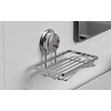 Modern Sleek Chrome Plated Luxury Soap Holder | Powerful Suction