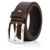 Lindenmann 393 Men's Leather Belt XXL Dark Brown - 140