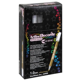 Artline 'Decorite' Metallic Red Marker Pen 1.0mm for Card, Glass, Metal and Plastic