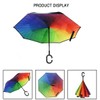 MRTLLOA 40/49/56 Inch Oversize Windproof Inverted Reverse Upside Down Umbrella,