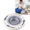Toilet Flange Silicone and ABS Gray Universal Toilet Flange Replacement