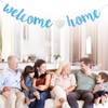 Welcome Home Banner Welcome Back Party Decorations Blue Glitter Home