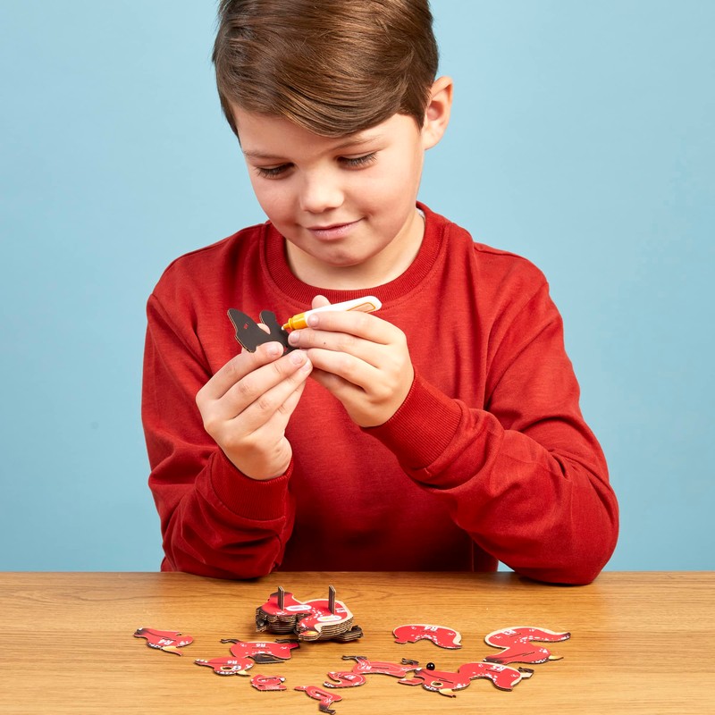 EUGY Red Dragon Craft Kit