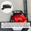 DVeiyQuant Blower Air Filter Cover Compatible With REDMAX EBZ8500 EBZ8550