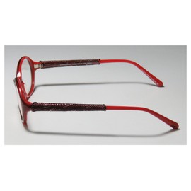 Koali By Morel 7066k Womens/Ladies Oval Full-rim Avant-garde Design Contemporary Eyeglasses/Glasses (49-18-135, Burgundy/Red)