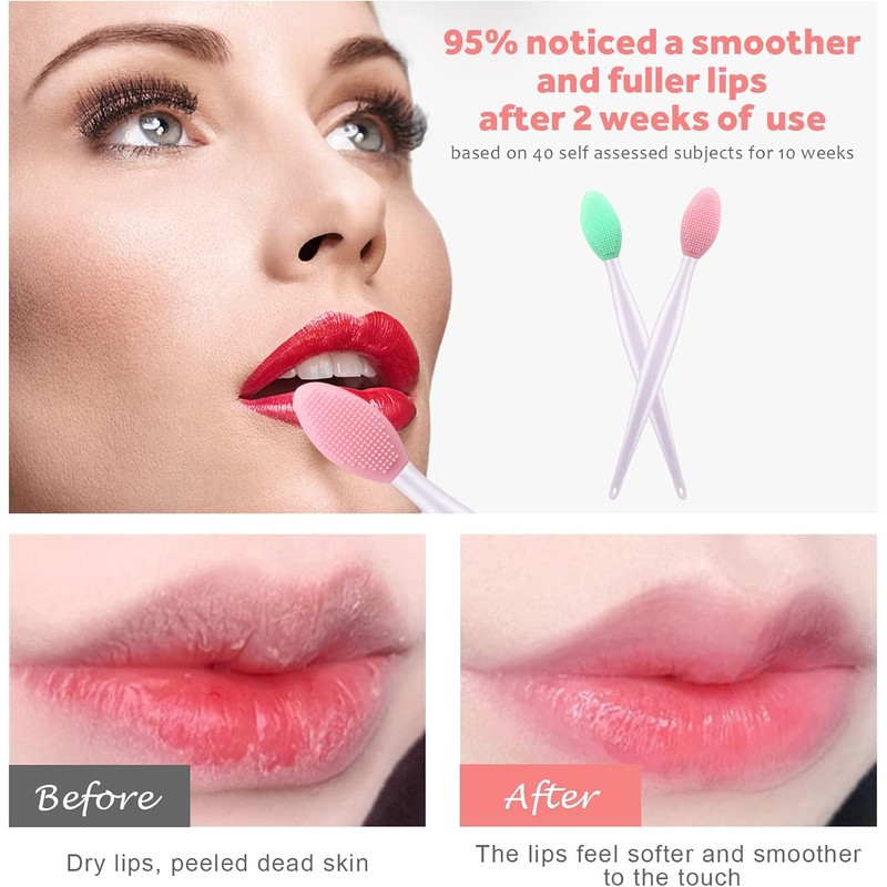Herramienta de cepillo de labios, cepillo exfoliante de silicona de