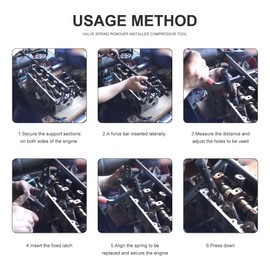 WINMAX TOOLS AUTOMOTIVE Valve Spring Remover Installer Car Engine Overhead Compressor Tool Kit OHV OHC, Valve Spring Compressor Tools