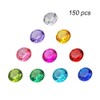 Dtoterul Glitter Stones Large 150 Pieces Plastic Diamonds Large Acrylic