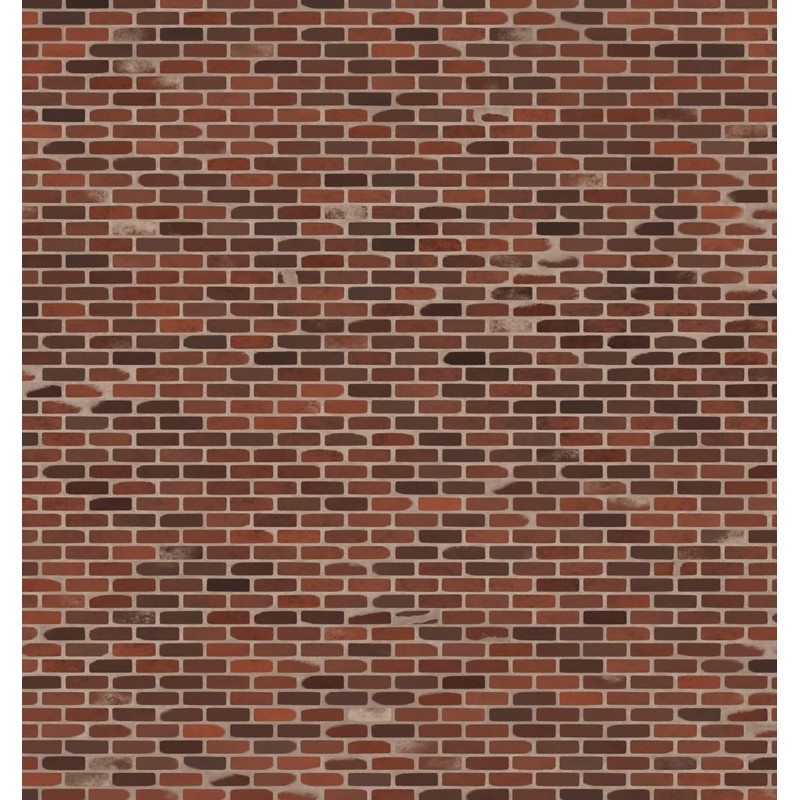 Brick Patterned Modelling Card for Model Railways, Dioramas & Wargaming