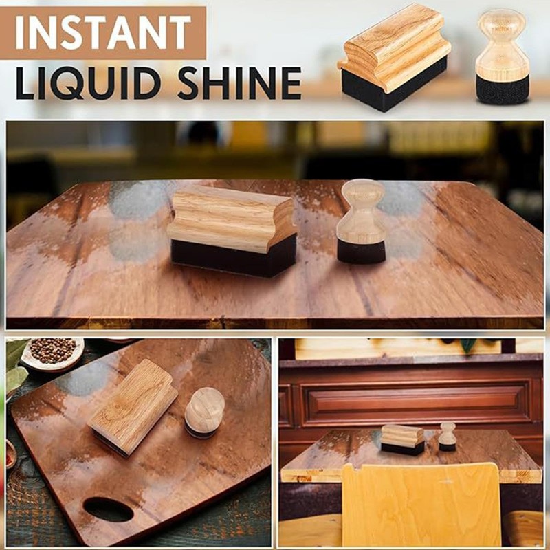 Cutting Boards Oiling Tool - Butcher Block Oiling Brush -