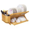Totally Bamboo "Eco" Utensil, Flatware and Cutlery Drying Caddy for