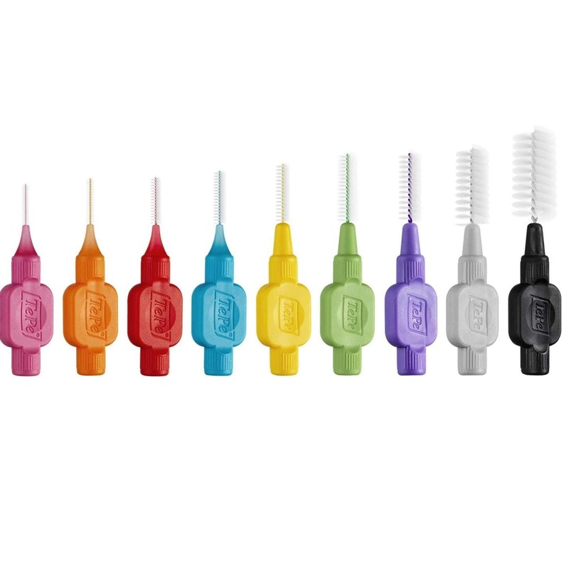 Green TePe Interdental Brushes 0.8 mm - 5 Packets of