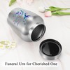 Urns for Ashes Adult Male Female-8.5 Inches Stainless Steel Cremation
