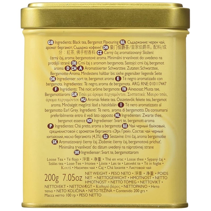 Twinings Earl Grey Tea, Loose Tea, 7.05 oz Tins