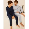 NEXT 2 x Long Sleeve Pyjamas 100% Cotton, Navy/grey