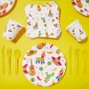 Fiesta Party Supplies, Paper Plates, Plastic Cutlery, Cups, and Napkins