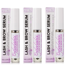 Lash and Brow Serum 10ml Nourishing Lash Growth Lash Lift Brow Lamination Aftercare Natural Oils (Castor Oil/Sweet Almond Oil/Vitamin E Oil) Vegan Client Retail 100% Natural Eyeluvlashes