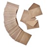 100 Mini sobres papel kraft 9 x 6.2 cms, sobres