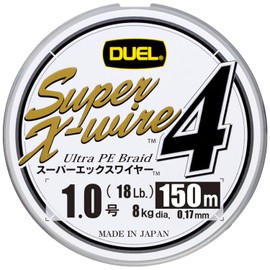 DUEL H3581-S PE Line No. 1 Super X-Wire 4 (150 m) Size 1 S Silver
