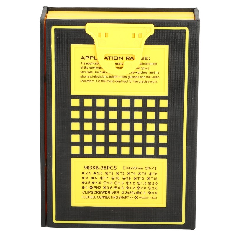 38 in 1 White Bit Screwdriver Socket Set High Hardness