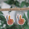ONLYJUMP Thanksgiving Cute Acrylic Turkey Chicken Earrings for Women Thanksgiving