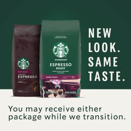 Starbucks Dark Roast Ground Coffee — Espresso Roast — 100% Arabica — 1 bag (18 oz.)