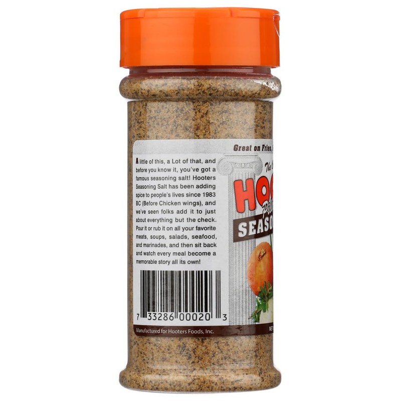 HOOTERS Seasoning Salt 6.5 OZ
