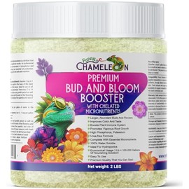 Funny Chameleon 0-50-30 Premium Bud and Bloom Booster with Chelated Micronutrients for Use in Soil and Hydroponics, Super Concentrated, Flower Fuel (2 LBS)