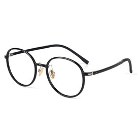 [Unimed] 8211老眼鏡 おしゃれ 男女兼用 ブルーライトカット 度数 人気 軽量 レディース メンズ uvカット （ブラック/3.00)