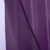 DONREN 2 Panels Royal Purple Sheer Curtains 72 Inches Long