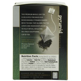 Yamamotoyama Sencha Pyramid Green Tea Bag, 10 ct. Box