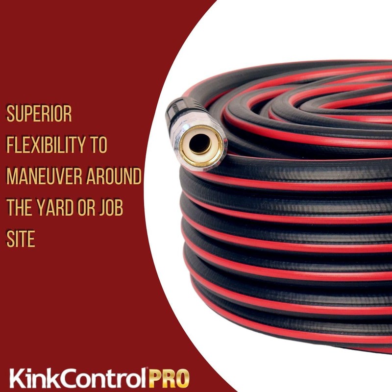 Kink Control Pro Garden Hose, Water Hosewith Superior UV Resistance,