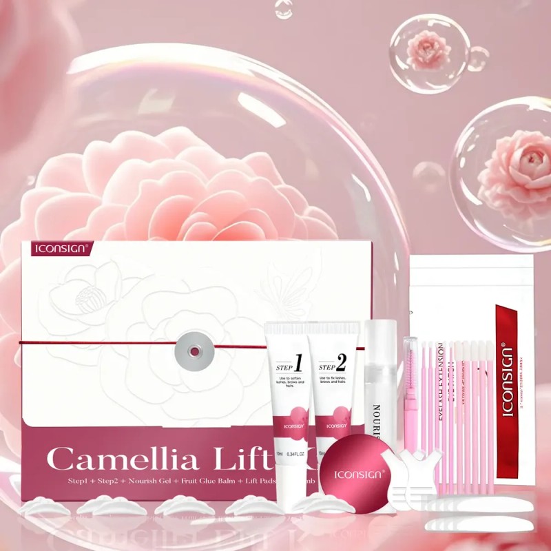 Kit Lash Lifting De Pestañas Rizado Cejas Iconsign Camellia